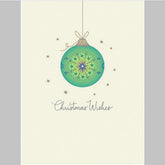 Brushstroke Ornament Christmas Greeting Card